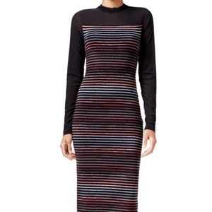 RACHEL Rachel Roy Bodycon Striped Dress